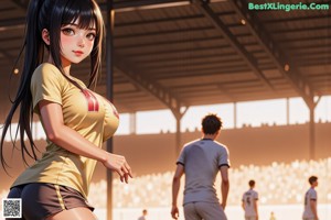 A girl holding a basket of tennis balls on a tennis court.